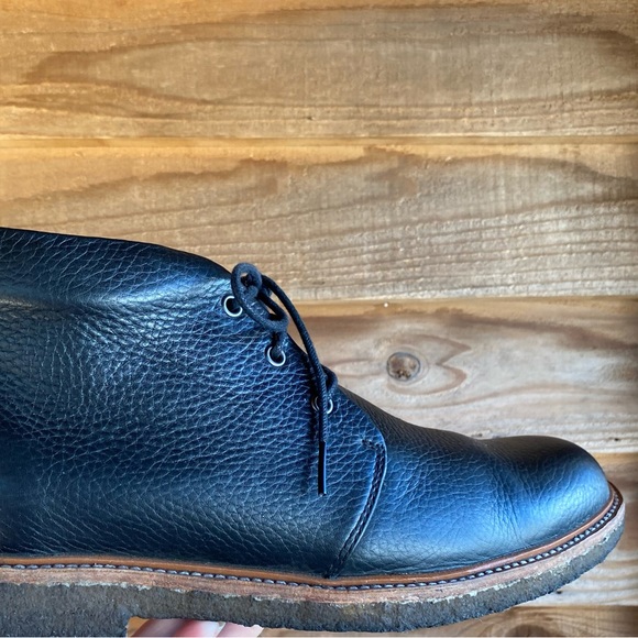 G.H.Bass & Co. Black Pebbled Leather Carl Boots - Picture 2 of 15